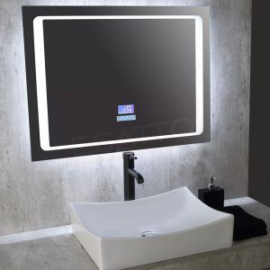 Espejo led touch Bluetooth rectangular horizontal 80 x 60 cms ES-002 - Imagen 1