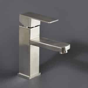 GRIFO PARA BAÑO CUADRADO ACERO INOXIDABLE BAJO GB-020 - Imagen 1