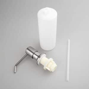 Despachador dispensador jabón para cocina tarja fregadero acero inox DI-016 - Imagen 4