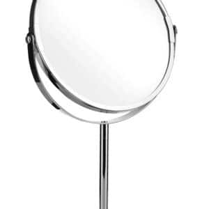 Espejo baño tocador de mesa 8" doble cara con aumento lupa 20 cms AC-042 - Imagen 1