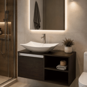 MUEBLE PARA BAÑO MODERNO DDTC STELLA SATIN - Imagen 1
