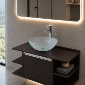 MUEBLE PARA BAÑO MODERNO DETC DROP SATIN - Imagen 1