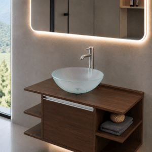 MUEBLE PARA BAÑO MODERNO DETC DROP SATIN 2 - Imagen 3