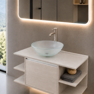 MUEBLE PARA BAÑO MODERNO DETC DROP SATIN 2 - Imagen 2