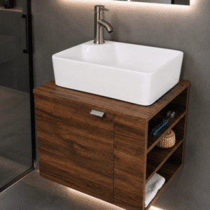 MUEBLE PARA BAÑO MODERNO DTUA ALFA SATIN - Imagen 3