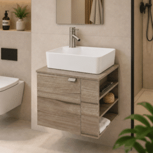 MUEBLE PARA BAÑO MODERNO DTUA ALFA SATIN PLUS - Imagen 1