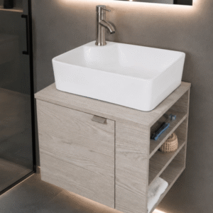 MUEBLE PARA BAÑO MODERNO DTUA ALFA SATIN