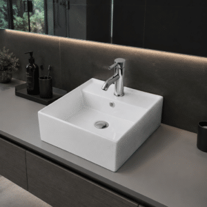 Econokit Arial paquete lavabo con llave monomando y desagües - Imagen 1