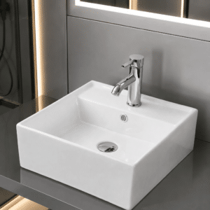 Econokit Arial paquete lavabo con llave monomando y desagües - Imagen 2