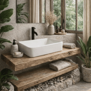 Econokit Borde N Paquete Lavabo llave negra