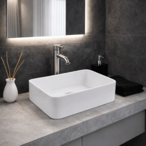 Econokit Borde Mini Satín Paquete Lavabo grifo contra y céspol - Imagen 1