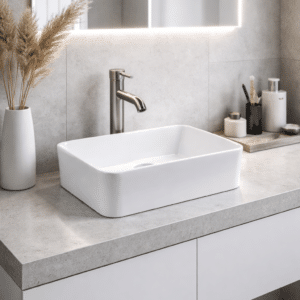 Econokit Borde Mini Satín Paquete Lavabo grifo contra y céspol - Imagen 2