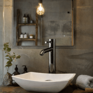 Econokit Fazzo Paquete Lavabo pañuelo blanco mate llave contra y céspol