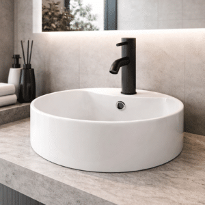 Econokit Rondo N paquete lavabo llave negra - Imagen 1