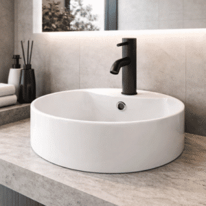 Econokit Rondo N paquete lavabo llave negra