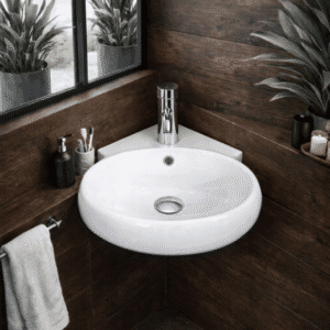 Econokit Winkel Paquete Lavabo esquinero llave y desagües - Imagen 1