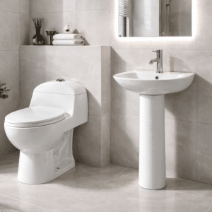 Paquete Sanitario WC-001 y lavabo Gamba Llave gratis - Imagen 1