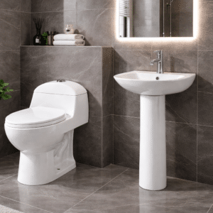 Paquete Sanitario WC-001 y lavabo Gamba Llave gratis - Imagen 2