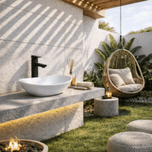 Econokit Vasca NC Paquete Lavabo llave negra cuadrada + desagües - Imagen 1