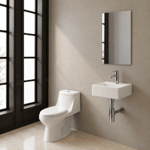 Paquete lavabo Arial y Sanitario WC-001 Espejo gratis - Imagen 1