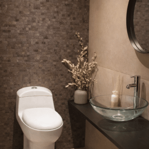 Paquete Sanitario WC-002 y lavabo OV-007 Drop Llave gratis - Imagen 1