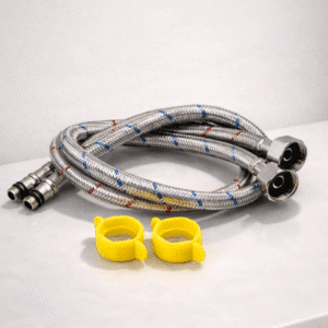 Par de mangueras para llave grifo monomando estándar 60 cms largo HE-015