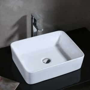 Econokit Borde C Paquete Lavabo grifo cromo cuadrado contra y céspol - Imagen 3