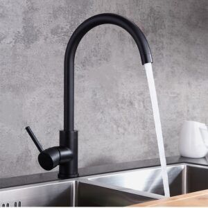 LLAVE MONOMANDO GIRATORIA NEGRO DE COCINA GC-028 - Imagen 3