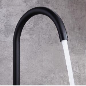 LLAVE MONOMANDO GIRATORIA NEGRO DE COCINA GC-028 - Imagen 4