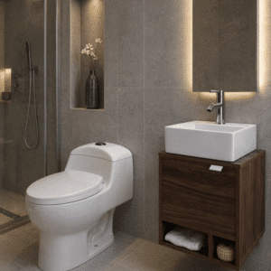 Sanitario WC Taza Baño One-Piece WC-002 - Imagen 7
