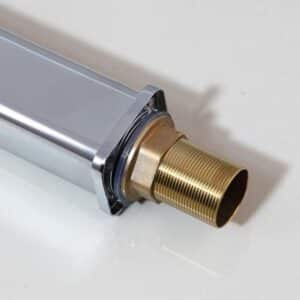 LLAVE MONOMANDO PARA BAÑO ALTO CUADRADO CROMO MZA039C - Imagen 7