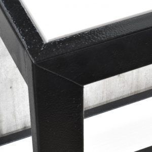 MUEBLE PARA BAÑO MODERNO ACERO NEGRO TEC NERO N - Imagen 6