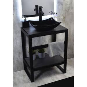 MUEBLE PARA BAÑO MODERNO ACERO NEGRO TEC STYLO N - Imagen 1