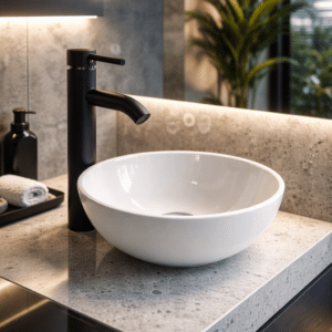 Econokit Klein N Paquete Lavabo llave negra y desagües - Imagen 1