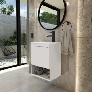 Mueble moderno para baño Bleu N listo para instalar - Imagen 5