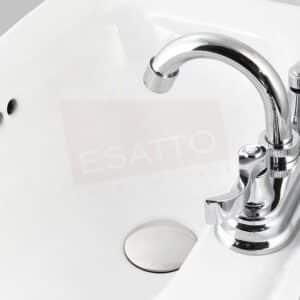 Paquete WC Sanitario y lavabo con desagües y llave Gema - Imagen 3