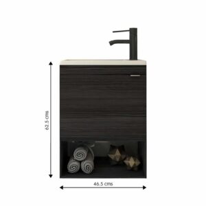 Mueble moderno para baño Bleu N listo para instalar - Imagen 9