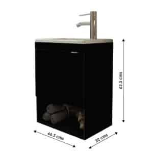 Mueble moderno para baño Bleu listo para instalar - Imagen 4