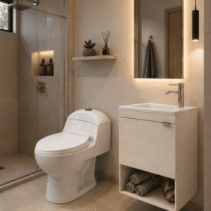 Paquete Mueble Bleu y Sanitario WC-002 Espejo gratis