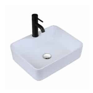 Econokit Fidem N paquete lavabo llave negra y desagües - Imagen 3