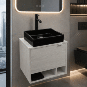MUEBLE PARA BAÑO MODERNO DCUA PLEK N Listo para instalar