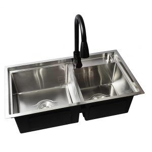 Econokit Zwei N Paquete Tarja fregadero doble llave cocina contra y céspol - Imagen 1