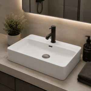 Econokit Zegno N Paquete Lavabo con llave negra y desagües