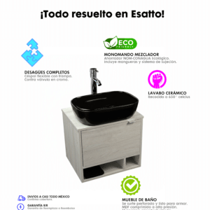 MUEBLE PARA BAÑO MODERNO DCUA VONIA - Imagen 7