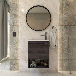 Mueble moderno para baño Bleu listo para instalar - Imagen 3