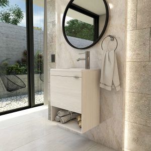 Mueble moderno para baño Bleu listo para instalar - Imagen 1
