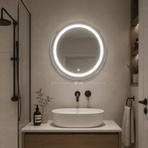 Espejo led touch redondo 60 cms diámetro W-6610 - Imagen 3