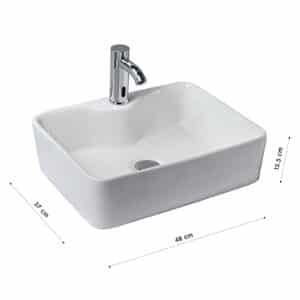 Econokit Fidem Z paquete lavabo con llave de sensor y desagües - Imagen 4