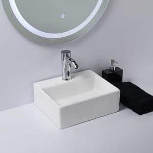Econokit Luft Z paquete lavabo empotrable a muro llave de sensor y desagües - Imagen 2