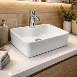 Econokit Fidem Z paquete lavabo con llave de sensor y desagües